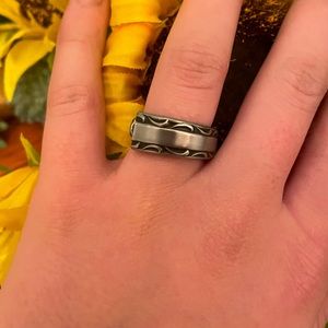 Hand crafted silver spoon ring!